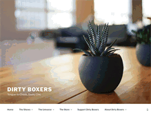 Tablet Screenshot of dirtyboxers.net